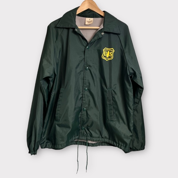Vintage Other - Vintage US United States Forest Service Windbreaker Jacket Large Made in USA